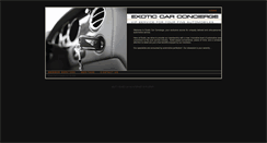 Desktop Screenshot of exoticcarconcierge.com